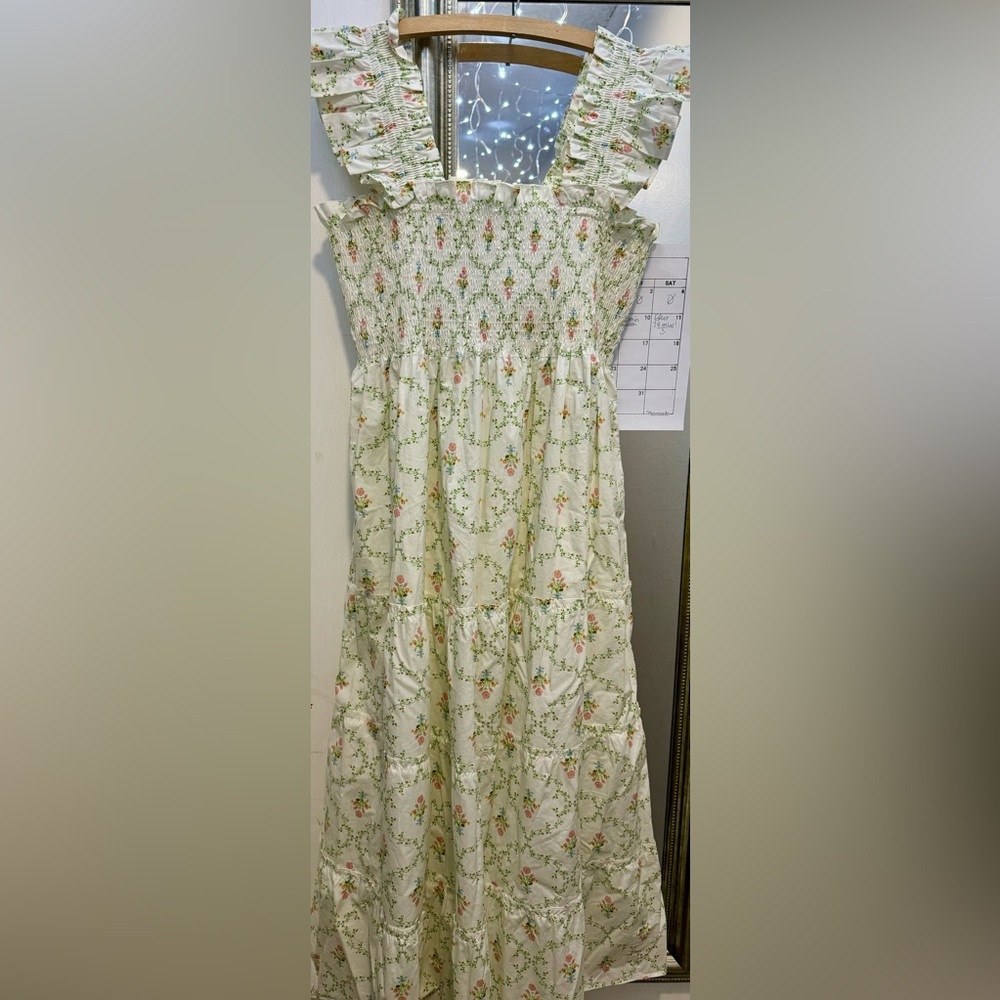 Hill House Ellie in Pastel Trellis; size Large